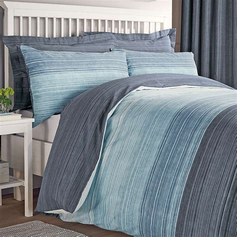 dunelm double duvet cover blue.